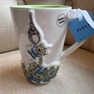 ☕️Disney Pixar Toy Story Alien “The Claw is Our Master” Rae Dunn Mug NWT